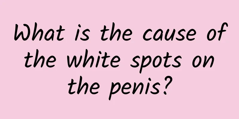 What is the cause of the white spots on the penis?