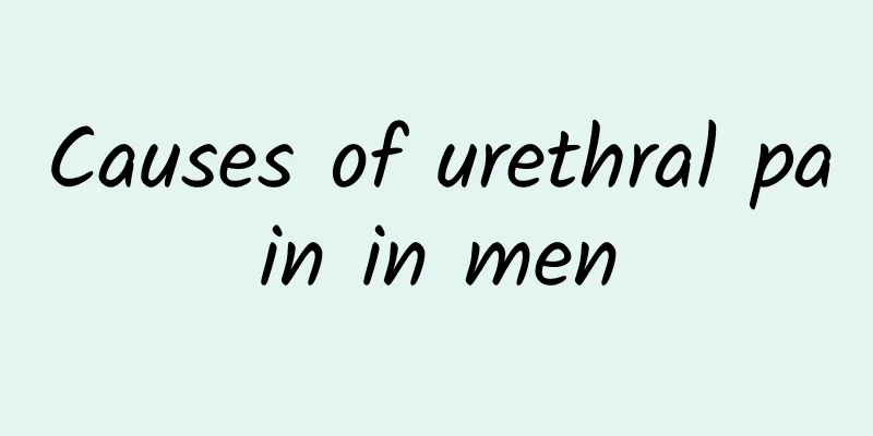 Causes of urethral pain in men