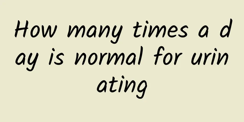 How many times a day is normal for urinating