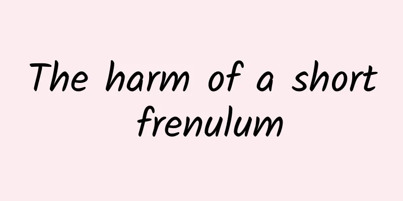 The harm of a short frenulum