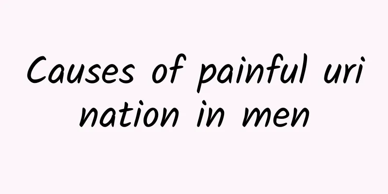 Causes of painful urination in men