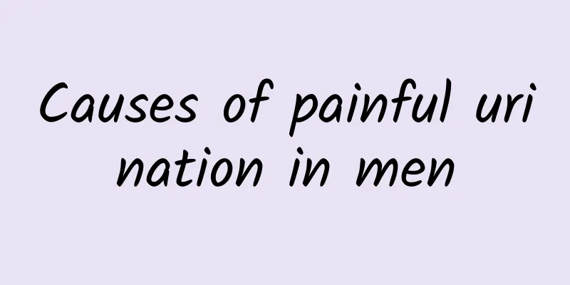 Causes of painful urination in men