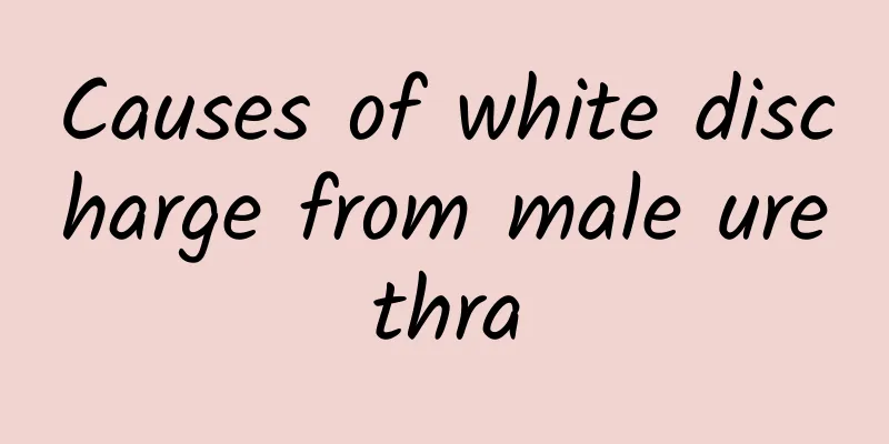 Causes of white discharge from male urethra