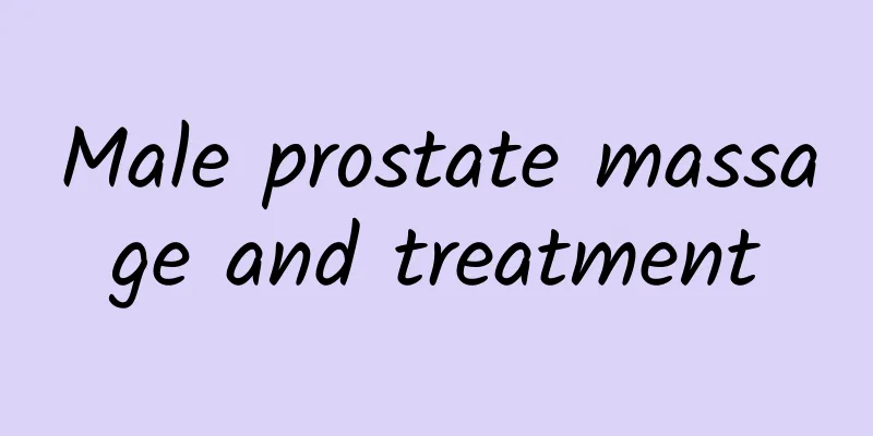 Male prostate massage and treatment