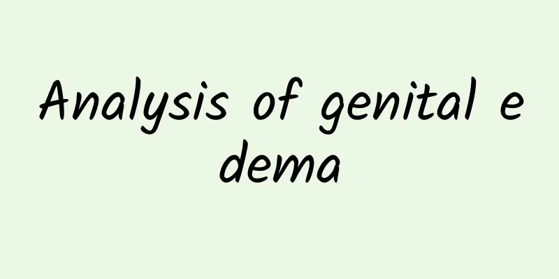 Analysis of genital edema
