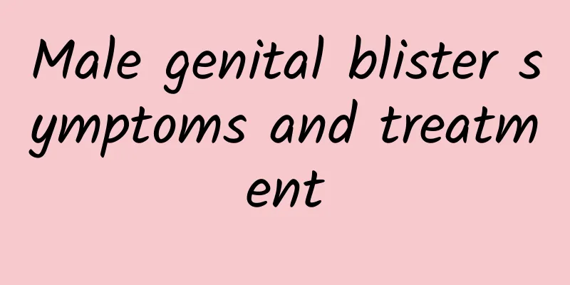 Male genital blister symptoms and treatment