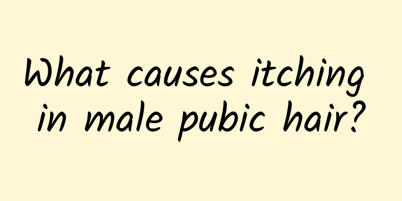 What causes itching in male pubic hair?