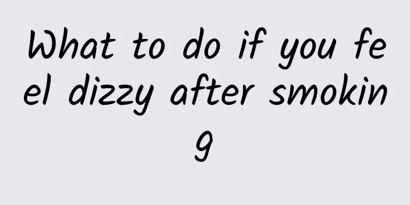 What to do if you feel dizzy after smoking