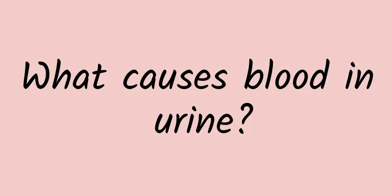 What causes blood in urine?