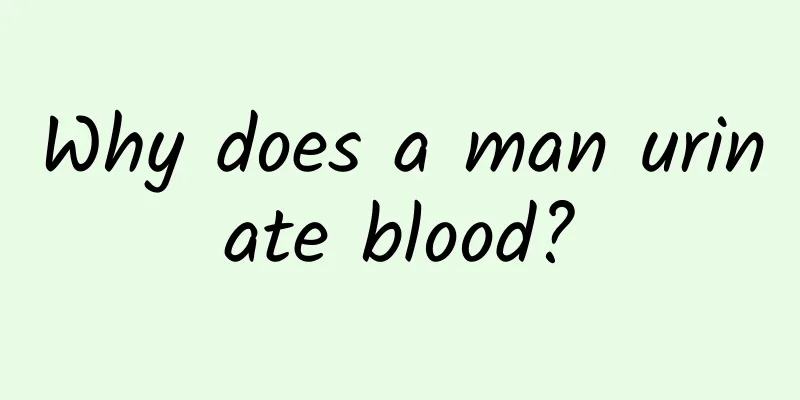 Why does a man urinate blood?