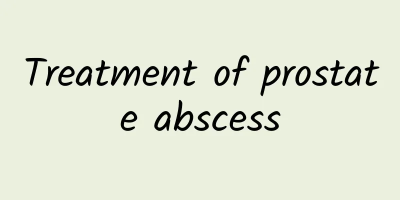 Treatment of prostate abscess