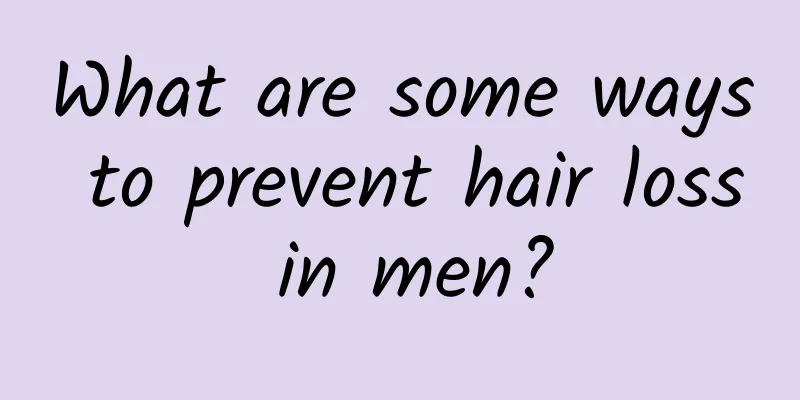 What are some ways to prevent hair loss in men?