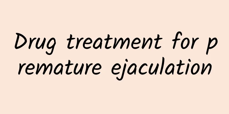 Drug treatment for premature ejaculation