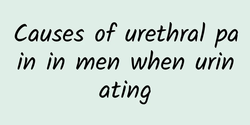 Causes of urethral pain in men when urinating