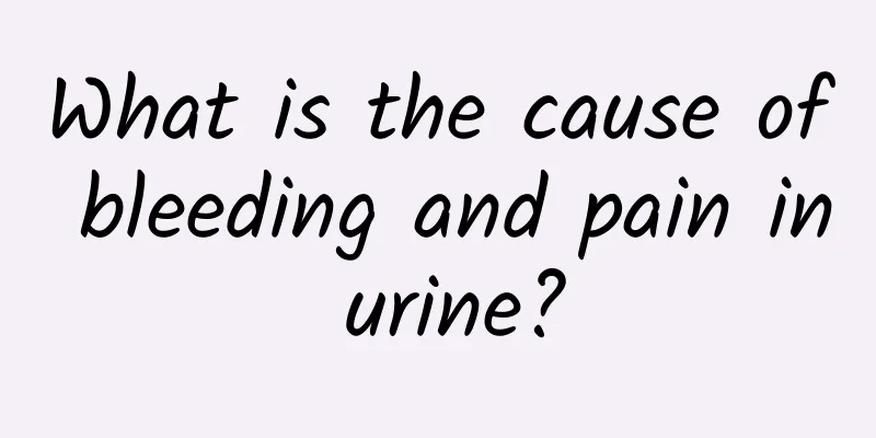 What is the cause of bleeding and pain in urine?
