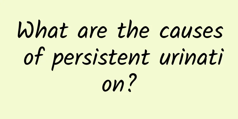 What are the causes of persistent urination?