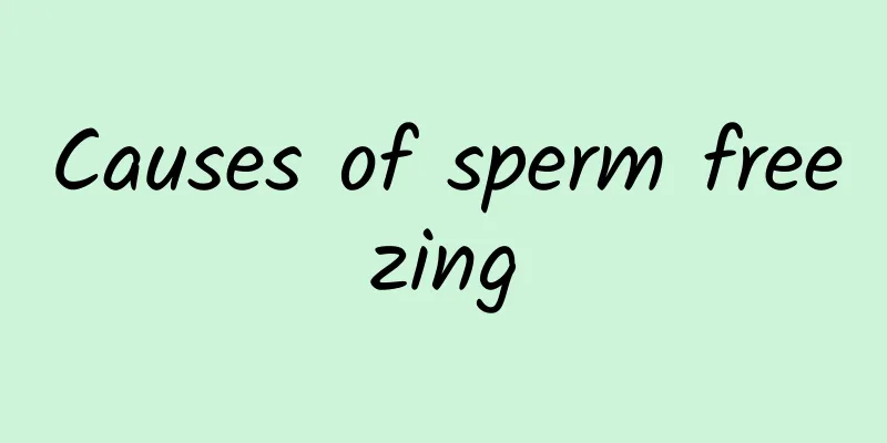 Causes of sperm freezing