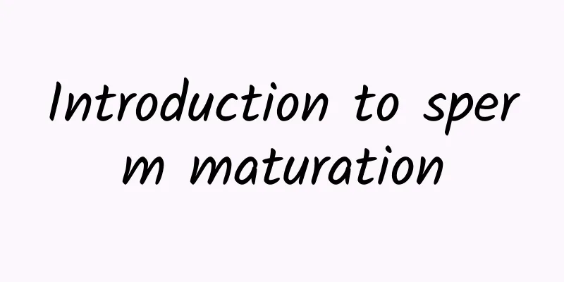 Introduction to sperm maturation