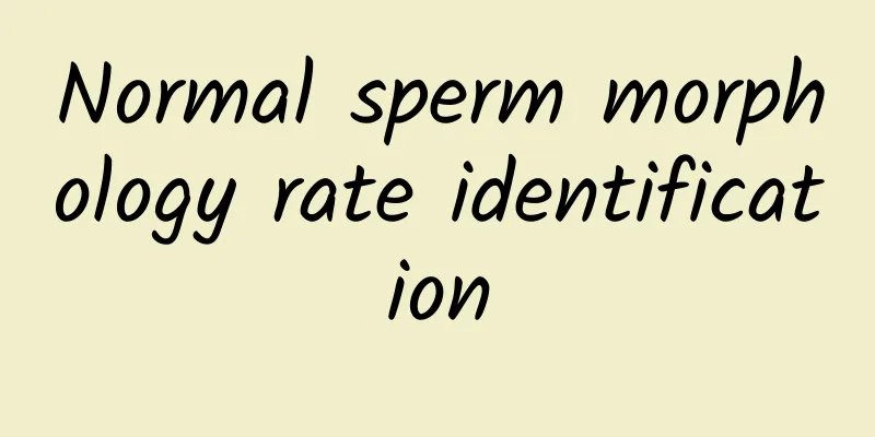 Normal sperm morphology rate identification
