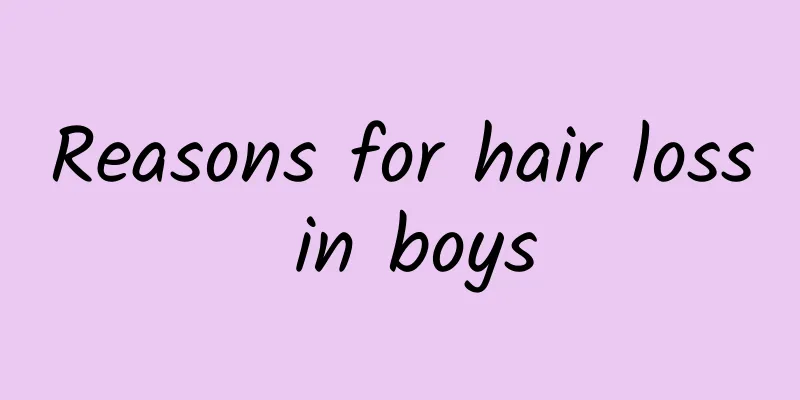 Reasons for hair loss in boys
