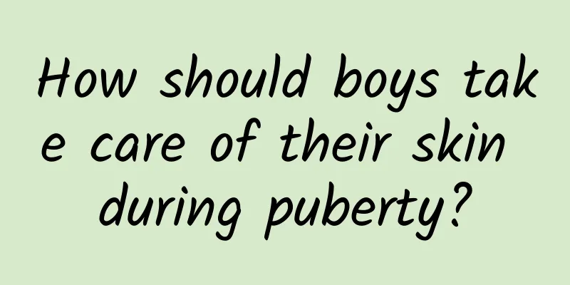 How should boys take care of their skin during puberty?