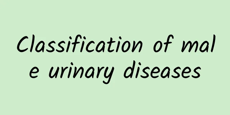 Classification of male urinary diseases