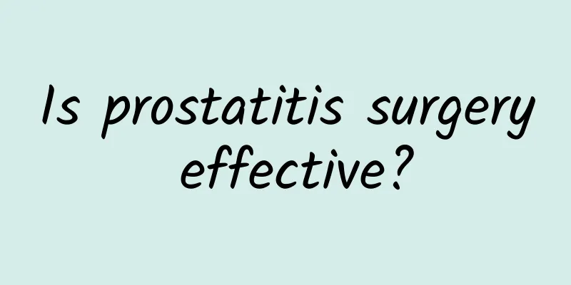 Is prostatitis surgery effective?