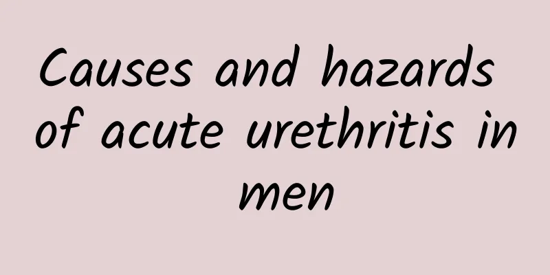 Causes and hazards of acute urethritis in men