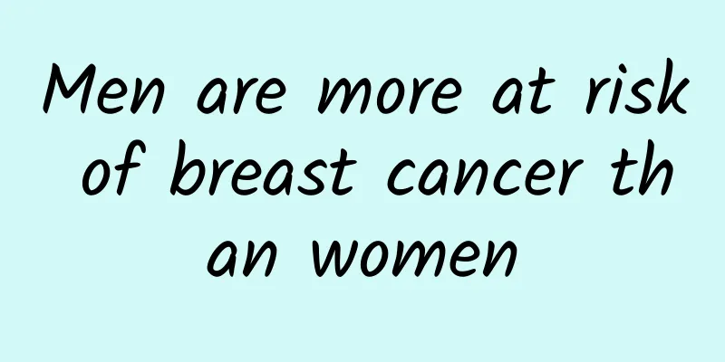 Men are more at risk of breast cancer than women