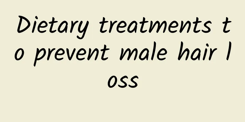 Dietary treatments to prevent male hair loss