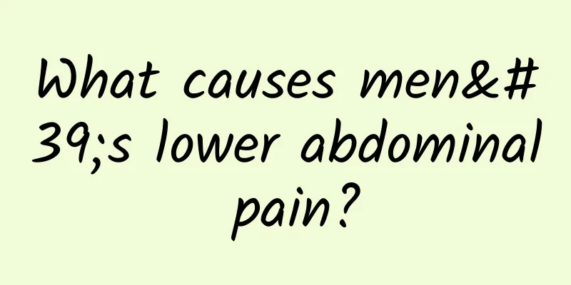 What causes men's lower abdominal pain?