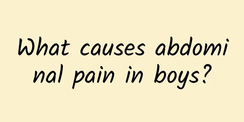 What causes abdominal pain in boys?