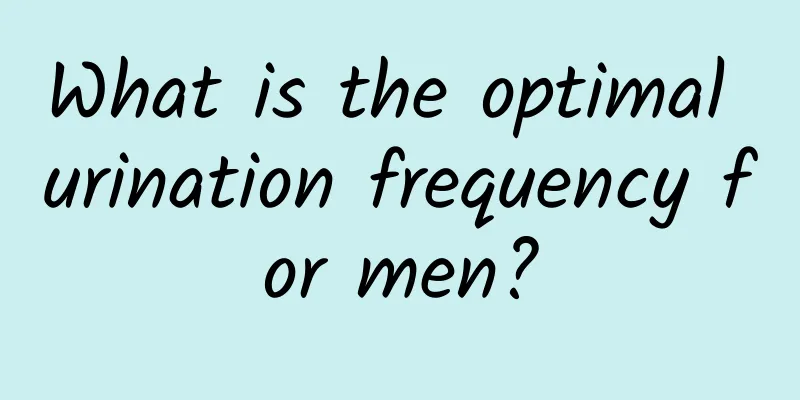 What is the optimal urination frequency for men?