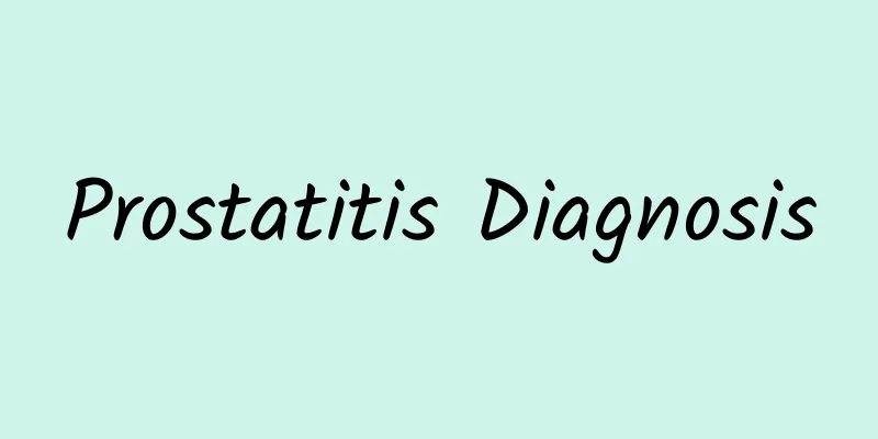 Prostatitis Diagnosis