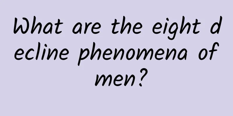 What are the eight decline phenomena of men?