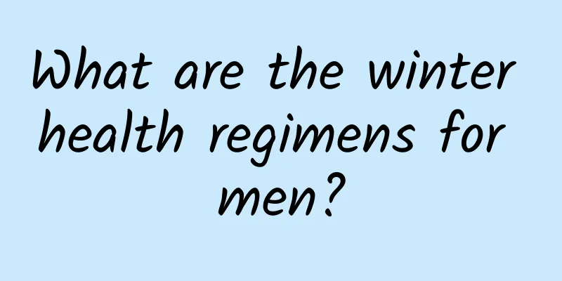 What are the winter health regimens for men?