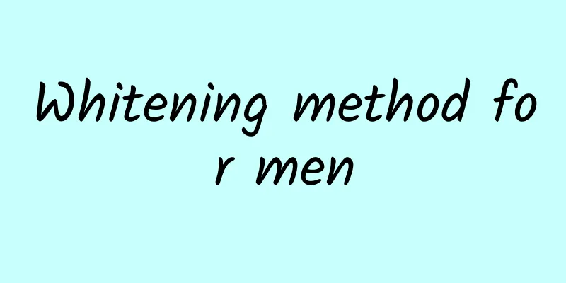 Whitening method for men