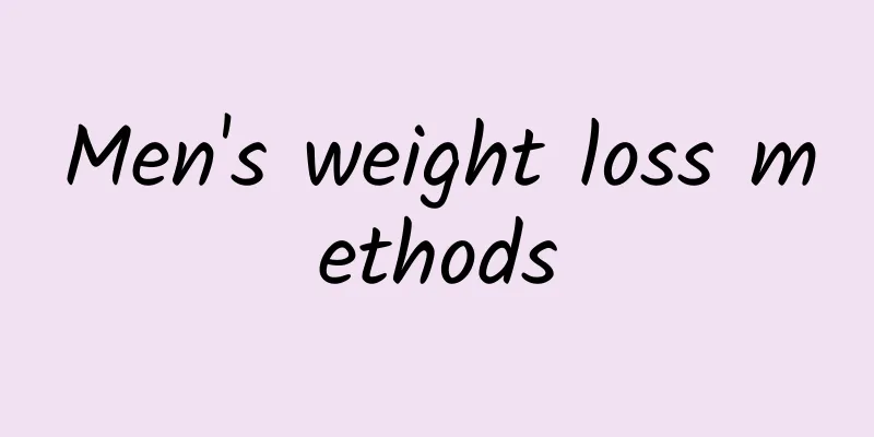 Men's weight loss methods