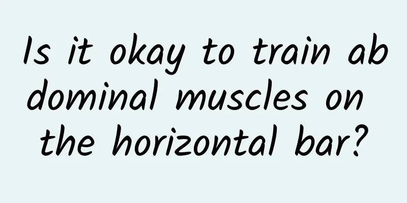 Is it okay to train abdominal muscles on the horizontal bar?