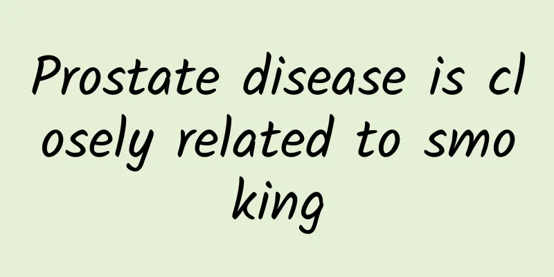 Prostate disease is closely related to smoking