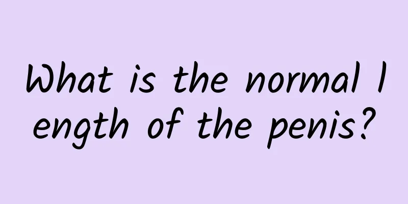 What is the normal length of the penis?