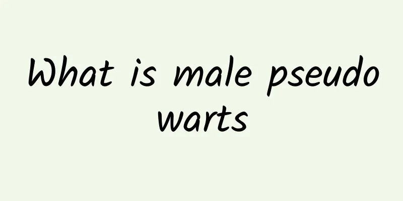 What is male pseudowarts