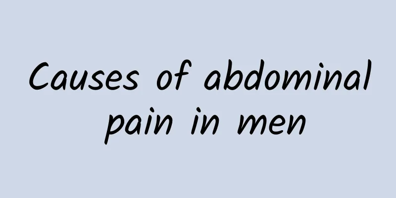 Causes of abdominal pain in men