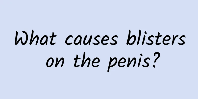What causes blisters on the penis?