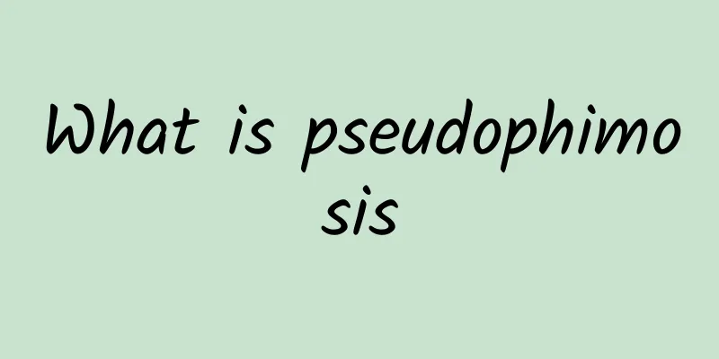 What is pseudophimosis