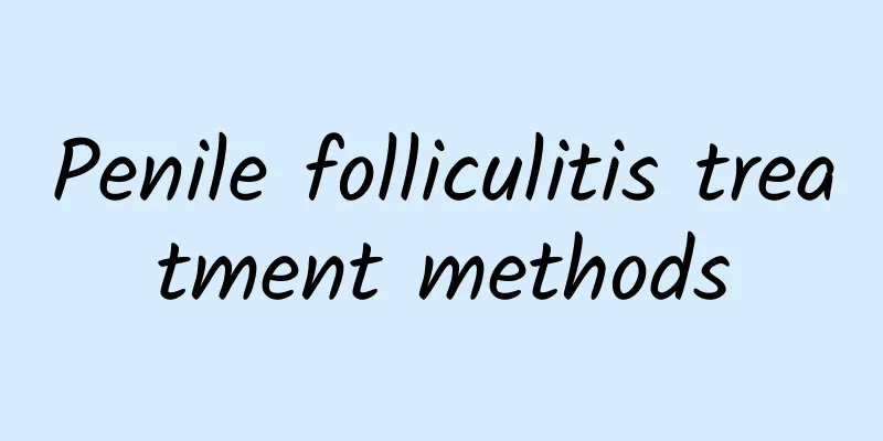 Penile folliculitis treatment methods