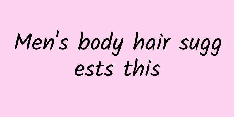 Men's body hair suggests this