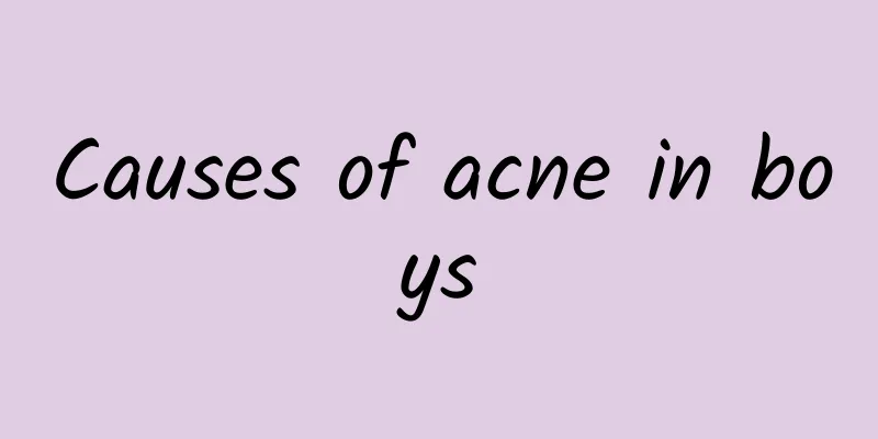 Causes of acne in boys