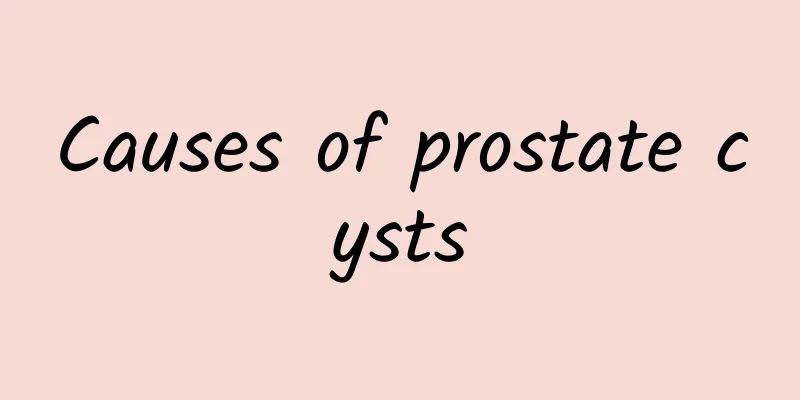 Causes of prostate cysts
