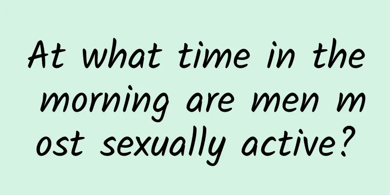 At what time in the morning are men most sexually active?